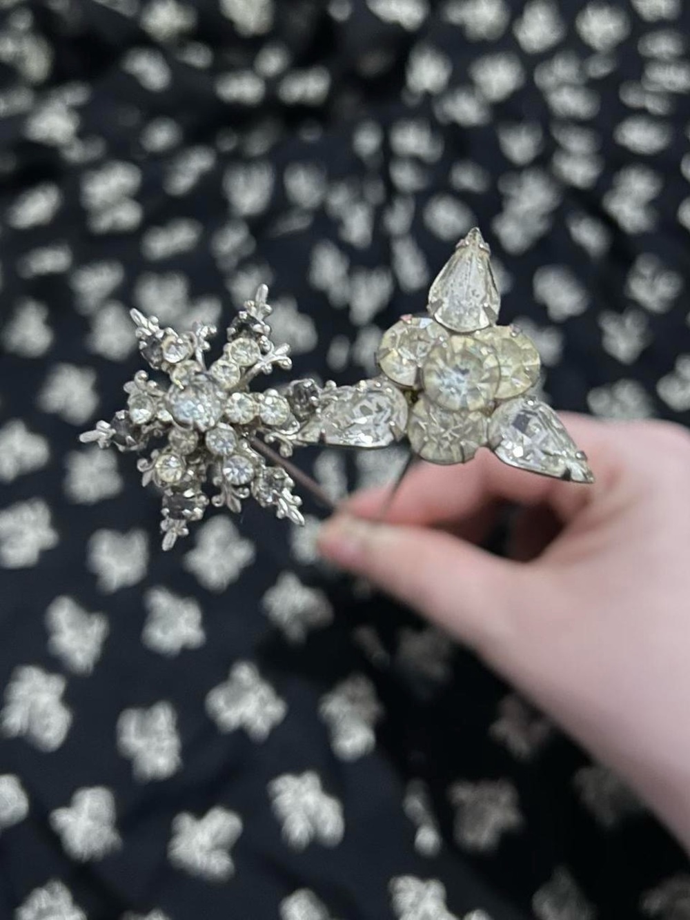 Two Vintage Hat Pins